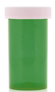 Green Prescription Safety Cap Vials